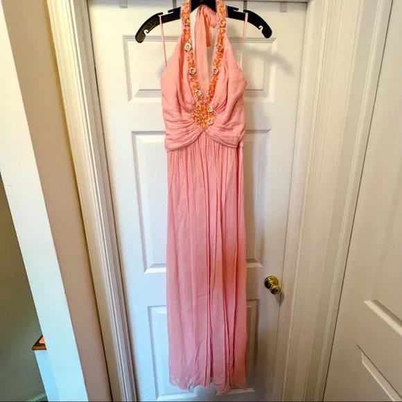 chinese dress ladies High Low Organza Tulle Gown  BCBGMAXAZRIA